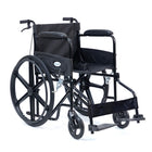 Everactiv Everyday Economy with Attendant Brakes Foldable Wheelchair with Safety Seat belt, Weight Bearing Capacity 120 kg, Sturdy Frame and Easy Foldable Mechanism