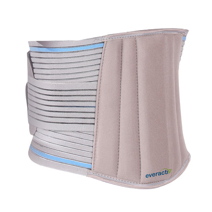 Everactiv Lumbar Back Support Belt for Elderly – Lower Back Pain Relief & Posture Support | Breathable Fabric, Rigid & Flexible Splints | Adjustable Double Pull Lumbar Brace for Sciatica, Slipped Disc & Spinal Conditions