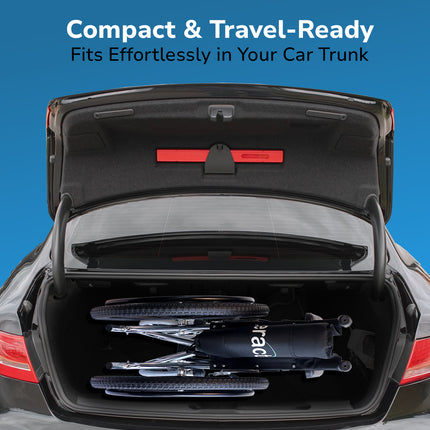 Everactiv Economy Plus - Chrome Finish | Safety Belt, Sturdy frame, Easy folding Mechanism