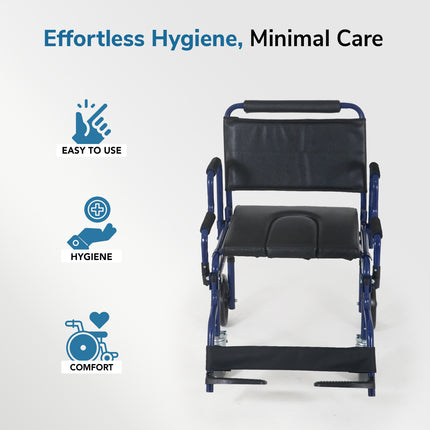 Commode transfer chair