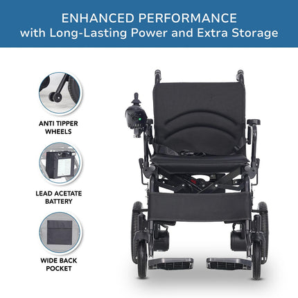EcoMove electric wheelchair outdoor performance India


