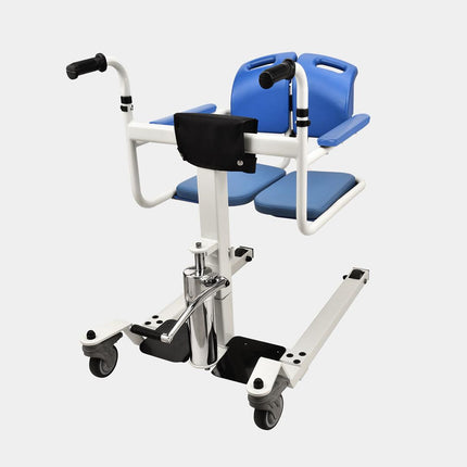 EverActiv Patient Transfer Lift Chair | Hydraulic Elderly Lift for Bed to Wheelchair Transfer, Manual Patient Lifting Device, Handicapped Transfer Equipment with Adjustable Height -120Kg Capacity