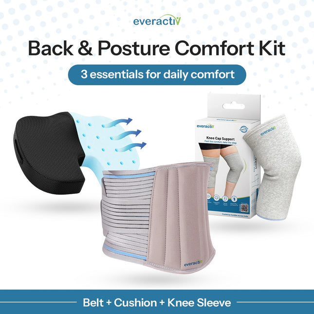 Everactiv Back & Posture Comfort Kit for Elders