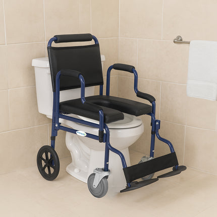 Commode transfer chair